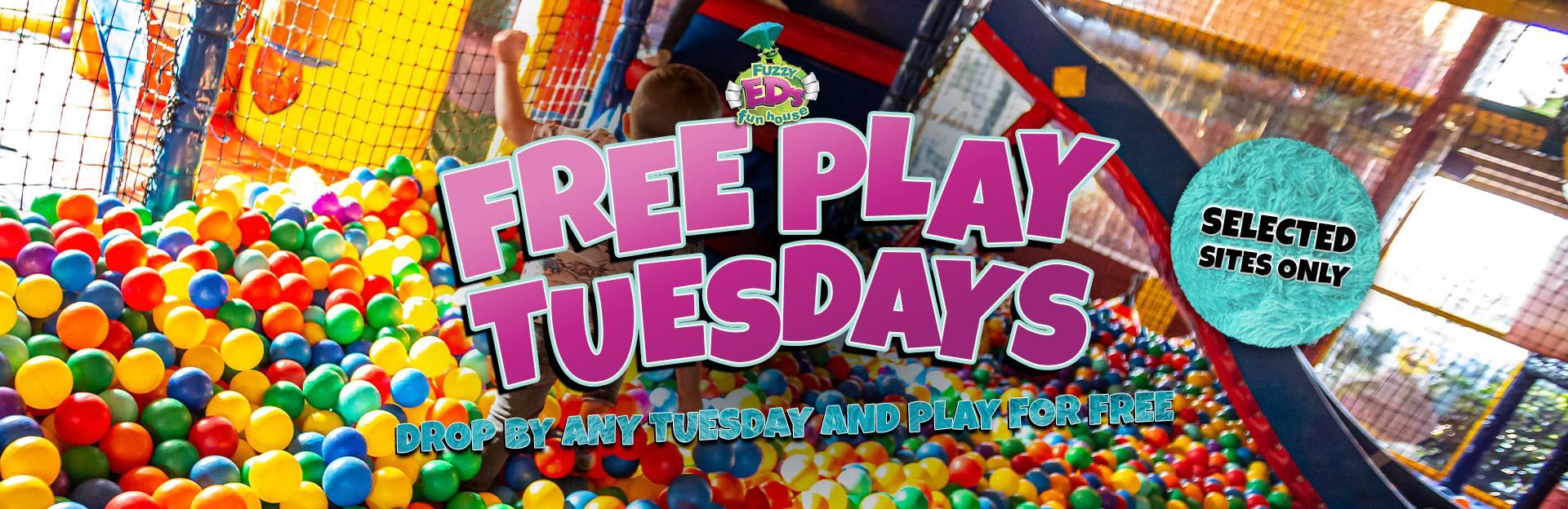 Enjoy free play on Tuesdays