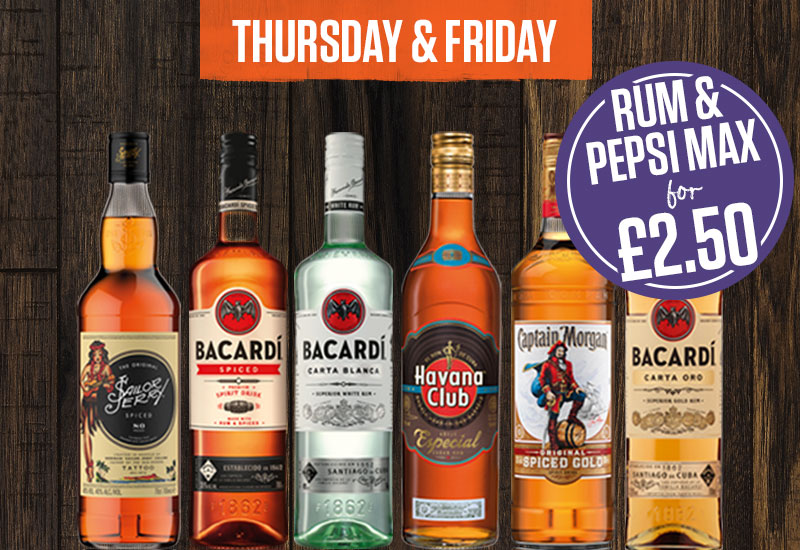 Rum Deal for £2.50