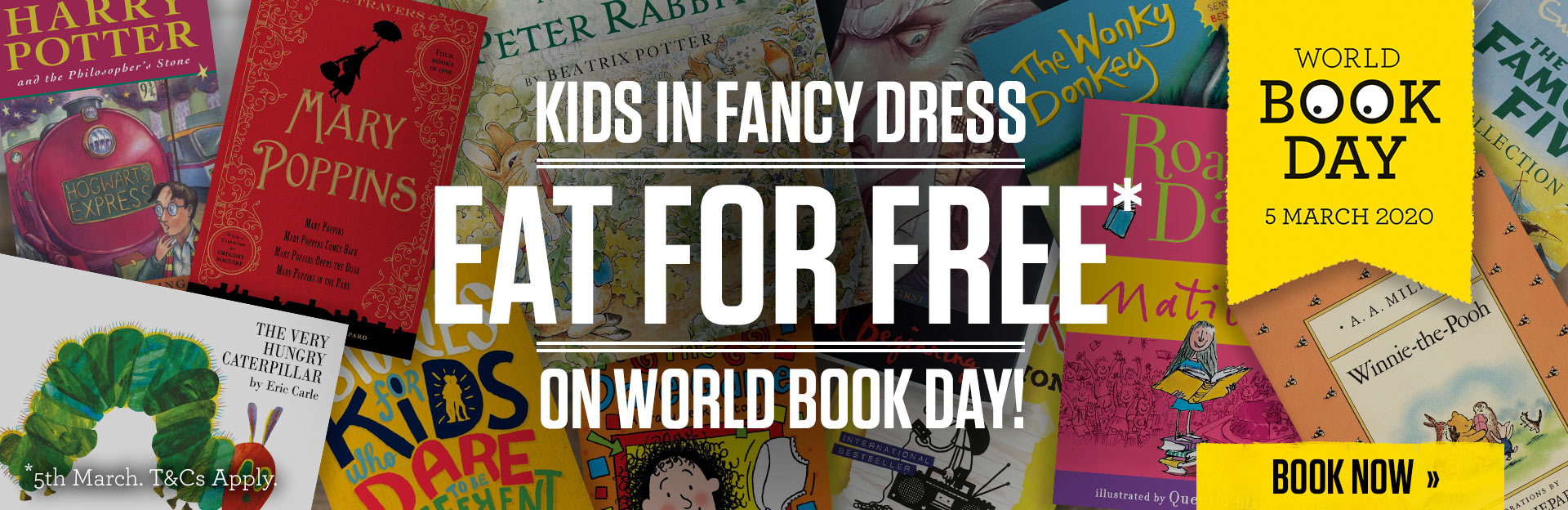 World Book Day at Sizzling Pubs
