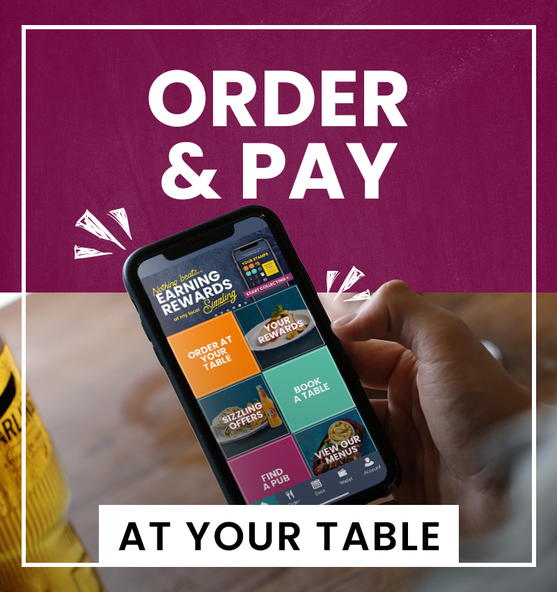 Order at your Table in The Four in Hand