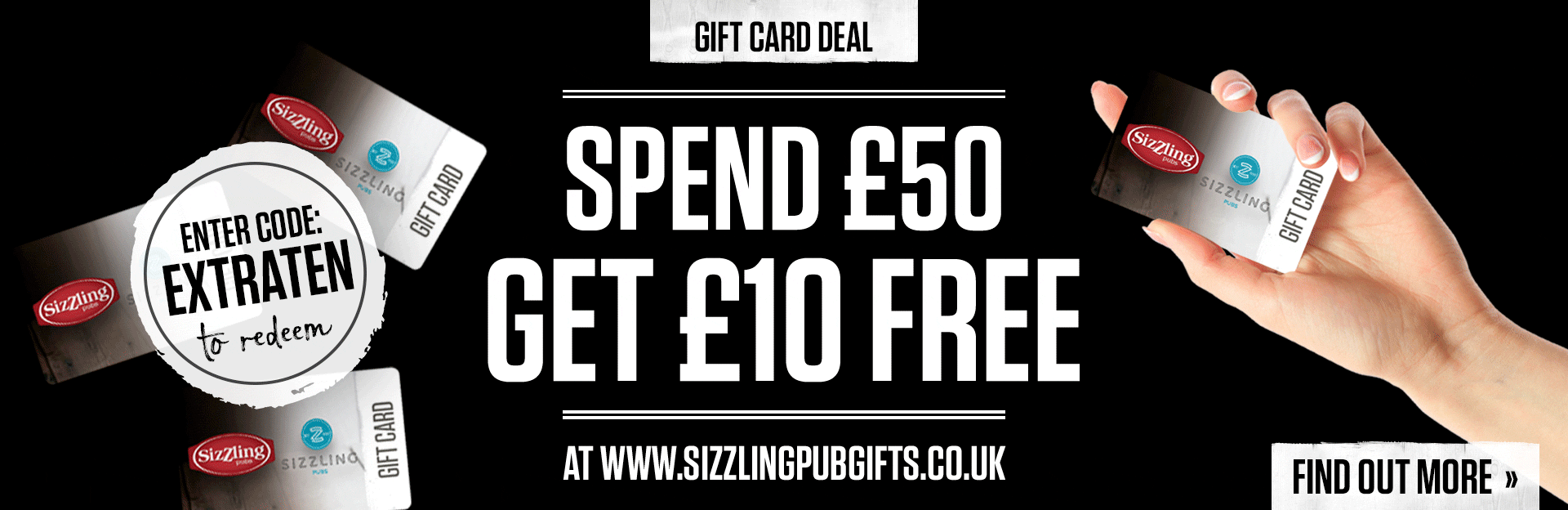 Sizzling Pubs & Grill - Your Friendly Local Pub - What Stores Give Out Gift Cards On Black Friday